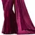 Purple plain georgette saree with blouse