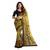 Mehendi printed georgette saree with blouse