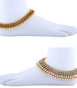 Designer Traditional  Anklet Wedding Jewellery  For Women Girls Set