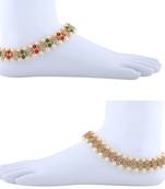 Designer Traditional  Anklet Wedding Jewellery  For Women Girls Set