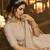 Light-brown embroidered georgette Semi Stitched Bridal Lehenga