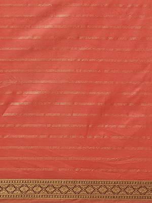   light green woven dupion silk saree with blouse 4