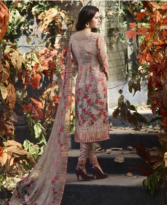 Pink digital print crepe salwar 2