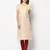 Beige printed cotton party-wear-kurtis