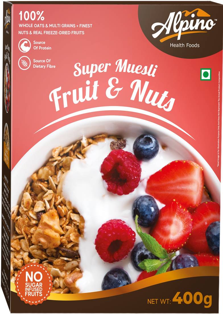 Alpino Super Muesli Fruit & Nuts 400 G