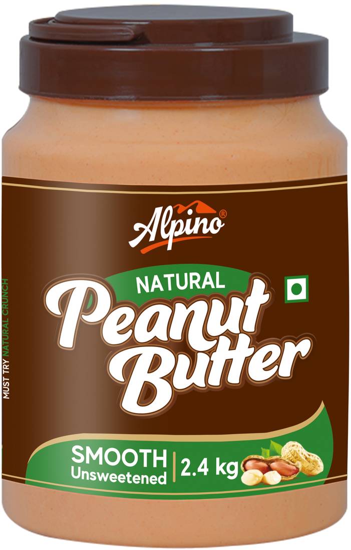 Alpino Natural Peanut Butter Smooth 2.4 KG