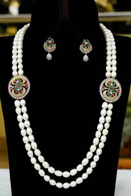 Multicolor pearl necklace-sets 1