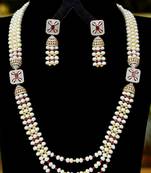 Multicolor pearl necklace-sets