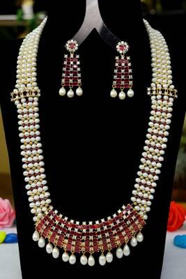 Multicolor pearl necklace-sets 1