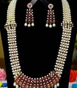 Multicolor pearl necklace-sets