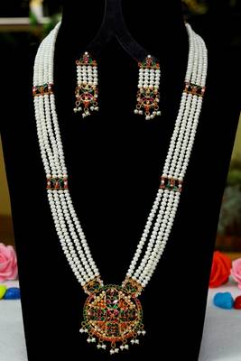 Multicolor pearl necklace-sets 1