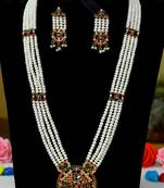 Multicolor pearl necklace-sets