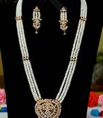 Multicolor pearl necklace-sets