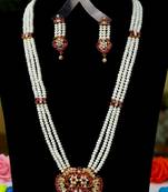 Multicolor pearl necklace-sets