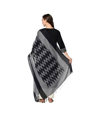 Black Elora Pure Cotton With khadi Printed Salwar Suit Unstitched Dress Material for Women 3