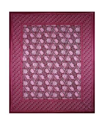 Pink Cotton Premium King Size Bedsheet with Two Zip Pillow Covers 6