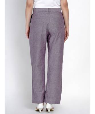 women cotton chambray pants 4