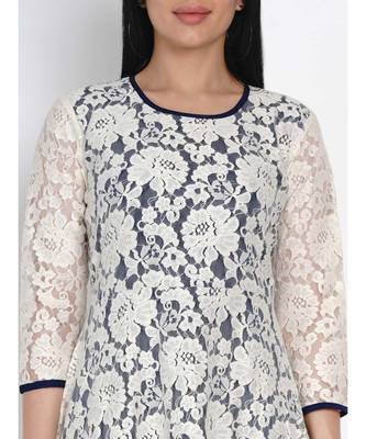 women lace dress with navy lining 6