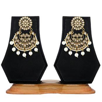 White pearl chandbali 3