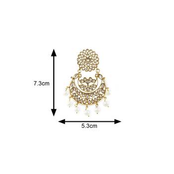 White pearl chandbali 4