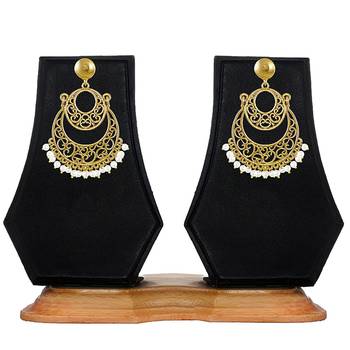 White pearl chandbali 3