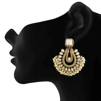 White pearl chandbali 2