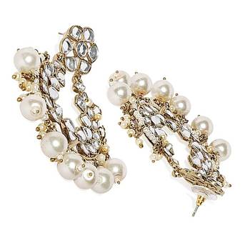 White pearl chandbali 3