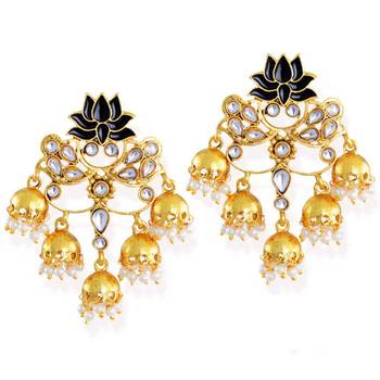 Black pearl jhumkas 1