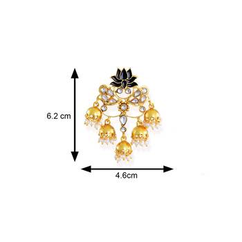 Black pearl jhumkas 4