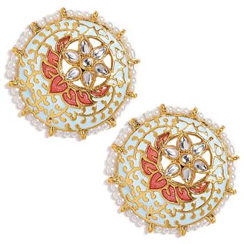 Multicolor pearl studs 1