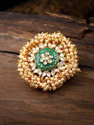 Green pearl rings 3