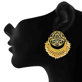 White pearl chandbali 2