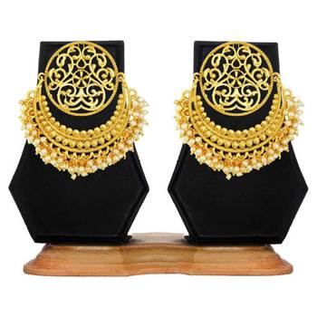 White pearl chandbali 3