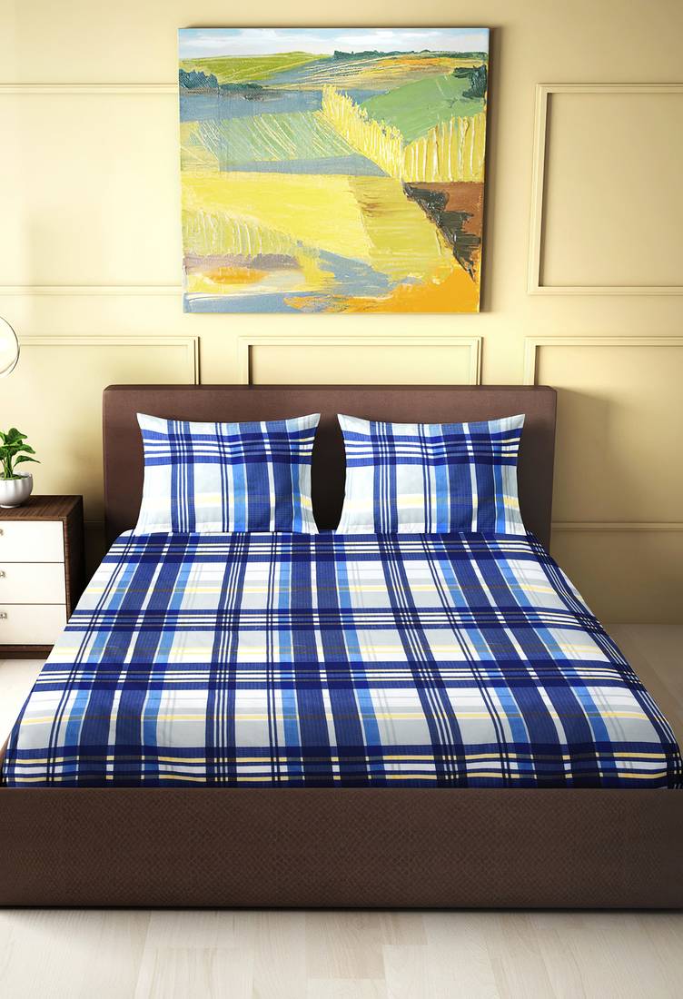 London Luxury Double Bedsheet 229cm x 254cm ( 90" x 100" inch) LONDON