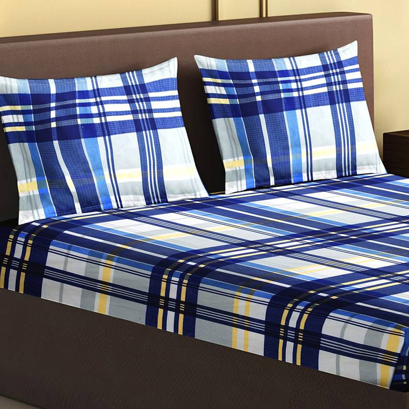 London Luxury Double Bedsheet 229cm x 254cm ( 90" x 100" inch) LONDON