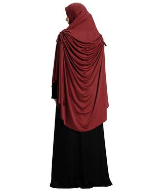 Mehar Hijab Women's Stylish Ulema Drip Drop Hijab 2