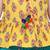 Jaipuri Print Pure Cotton Dhoti Top For Baby Girls- Yellow