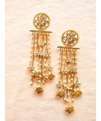 Heavy Party Wear Kundan Earring 2