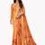 Designer party wear attractive traditional look digital print linen saree