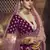 auspicious Wine thread, zari, sequins embroidered georgette semi-stitched lehenga