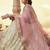 White embroidered georgette semi stitched lehenga