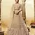 Golden embroidered silk Semi Stitched bridal lehenga