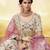 Off-white gota, thread, ruffle, zari, zarkan, dori embroidered georgette semi-stitched lehenga
