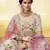 Off-white gota, thread, ruffle, zari, zarkan, dori embroidered georgette semi-stitched lehenga