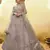 Onion-pink thread, sequins, zarkan embroidered crepe Semi Stitched bridal lehenga