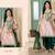Light-pink plain satin salwar