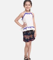 GRite Pure Cotton Top With Printed Shorts