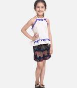 GRite Pure Cotton Top With Printed Shorts