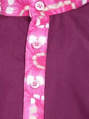 Pink Shibori Print Dhoti Kurta For Boys 5