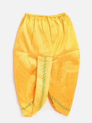 Green Attached Jacket Kurta Dhoti For Baby Boy 3
